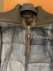 Fortok Louis Vuitton Denim Print Down Jacket - 6