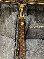 Fortok Louis Vuitton Denim Print Down Jacket - 5