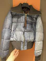Fortok Louis Vuitton Denim Print Down Jacket - 4