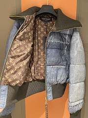 Fortok Louis Vuitton Denim Print Down Jacket - 3