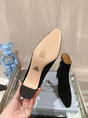 Fortok Prada Velvet Ankle Boots Black  - 4