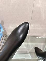 Fortok Prada Leather Long Boots Black - 3