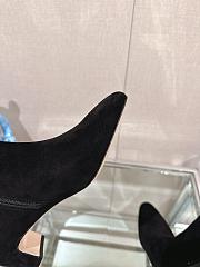 Fortok Prada Velvet Long Boots Black - 6