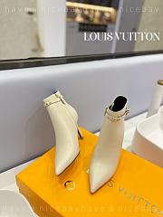 Fortok Louis Vuitton Pointed-toe Ankle Boots White  - 2