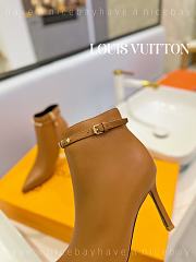 Fortok Louis Vuitton Pointed-toe Ankle Boots Brown - 6