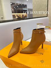 Fortok Louis Vuitton Pointed-toe Ankle Boots Brown - 5