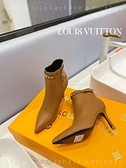 Fortok Louis Vuitton Pointed-toe Ankle Boots Brown - 4