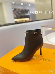 Fortok Louis Vuitton Pointed-toe Ankle Boots Black - 5