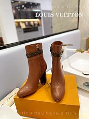 Fortok Louis Vuitton Brown Idylle Ankle Boot - 5
