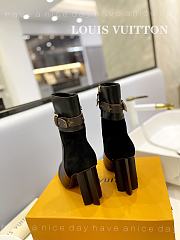 Fortok Louis Vuitton Black Idylle Ankle Boot - 5