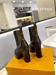 Fortok Louis Vuitton Black Square Toe Boot - 6