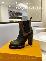 Fortok Louis Vuitton Black Square Toe Boot - 2