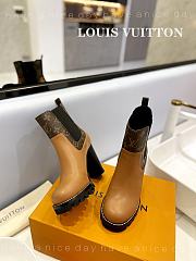 Fortok Louis Vuitton Brown Square Toe Boot - 5