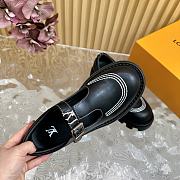 Fortok Louis Vuitton Checker Mary Jane Shoes Black  - 6