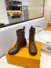 Fortok Louis Vuitton Martin Boots Brown Monogram  - 5