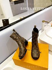 Fortok Louis Vuitton Martin Boots Brown Monogram  - 4