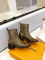 Fortok Louis Vuitton Martin Boots Brown Monogram  - 2