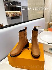 Fortok Louis Vuitton Martin Boots Brown - 5