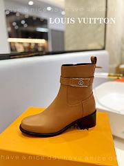Fortok Louis Vuitton Martin Boots Brown - 3