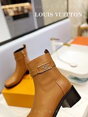 Fortok Louis Vuitton Martin Boots Brown - 2