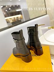 Fortok Louis Vuitton Martin Boots Black - 5