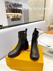 Fortok Louis Vuitton Martin Boots Black - 3