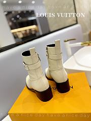 Fortok Louis Vuitton Martin Boots White - 6