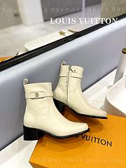 Fortok Louis Vuitton Martin Boots White - 4