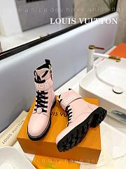 Fortok Louis Vuitton Flat Rangers Boots Pink - 6