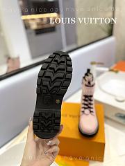 Fortok Louis Vuitton Flat Rangers Boots Pink - 4