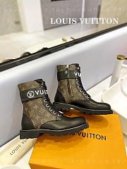 Fortok Louis Vuitton Metropolis Flat Rangers Brown Boot - 6