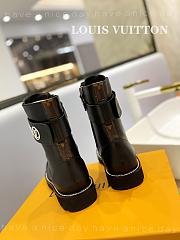 Fortok Louis Vuitton Flat Rangers Boots Black - 2