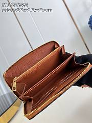 Fortok Louis Vuitton Zippy Wallet Brown M12755 19x10x2cm - 6