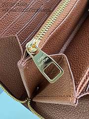 Fortok Louis Vuitton Zippy Wallet Brown M12755 19x10x2cm - 5