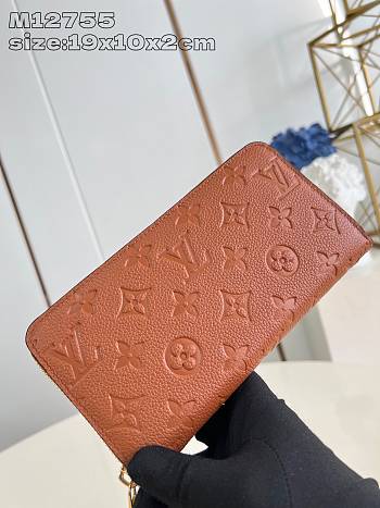 Fortok Louis Vuitton Zippy Wallet Brown M12755 19x10x2cm