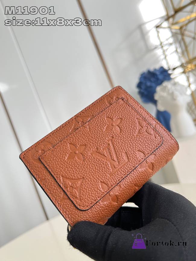 Fortok Louis Vuitton Cléa Wallet Brown M11901 11x8x3cm - 1
