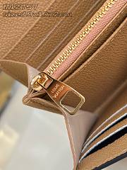 Fortok Louis Vuitton Emilie Wallet Biocolor Biege & Brown M12757 19x10x2cm - 3