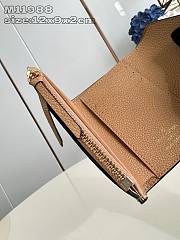 Fortok Louis Vuitton Victorine Wallet Biocolor Biege & Brown M11988 12x9x2cm - 4