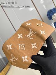 Fortok Louis Vuitton Victorine Wallet Biocolor Biege & Brown M11988 12x9x2cm - 2