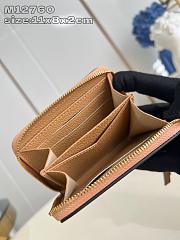 Fortok Louis Vuitton Zippy Coin Purse Biocolor Biege & Brown M12760 11x8x2cm - 5