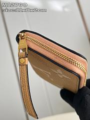 Fortok Louis Vuitton Zippy Coin Purse Biocolor Biege & Brown M12760 11x8x2cm - 3