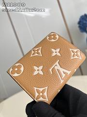 Fortok Louis Vuitton Rosalie Coin Purse Biocolor Biege & Brown M11989 11x8x2cm - 3