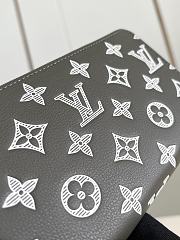 Fortok Louis Vuitton Zippy Wallet Horizontal Olive Green M12578 21x2.5x10cm - 4