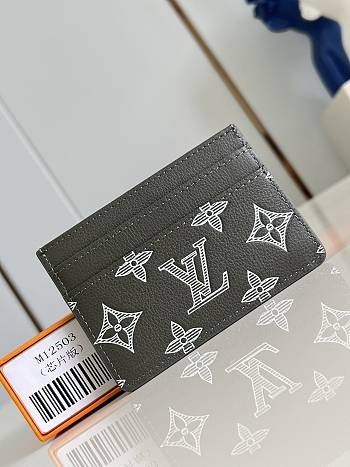 Fortok Louis Vuitton Card Wallet Olive Green M12503 11x7x1.5cm