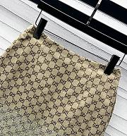 Fortok Gucci Embroidered GG Canvas Skirt  - 6