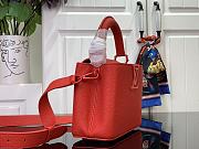 Fortok Louis Vuitton Capucines Mini Bag Red M48865 21x8x13.6cm - 6