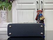 Fortok Louis Vuitton Capucines BB Bag Black Taurillon Leather M11964 27x17.3x9cm - 6