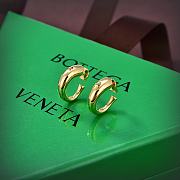 Fortok Bottega Veneta Sardine Hoop Earrings Gold/ Silver - 5