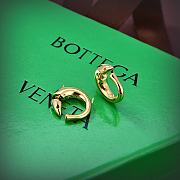 Fortok Bottega Veneta Sardine Hoop Earrings Gold/ Silver - 3