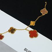 Fortok Van Cleef & Arpels Magic Alhambra Bracelet In Gold & Red - 6